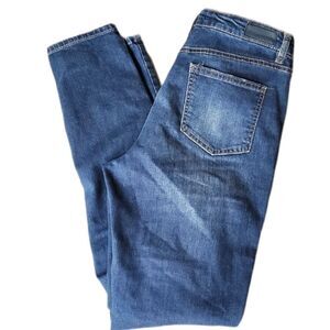 Buffalo David Bitton Francesca Skinny Jeans Size 8 Mid Rise Stretch Blue Denim